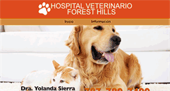 Desktop Screenshot of foresthillsvetpr.com